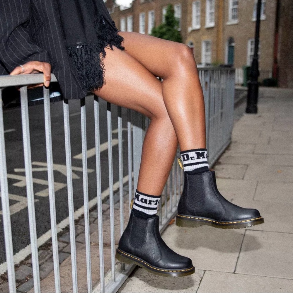 Dr. Martens Black Virginia Boots